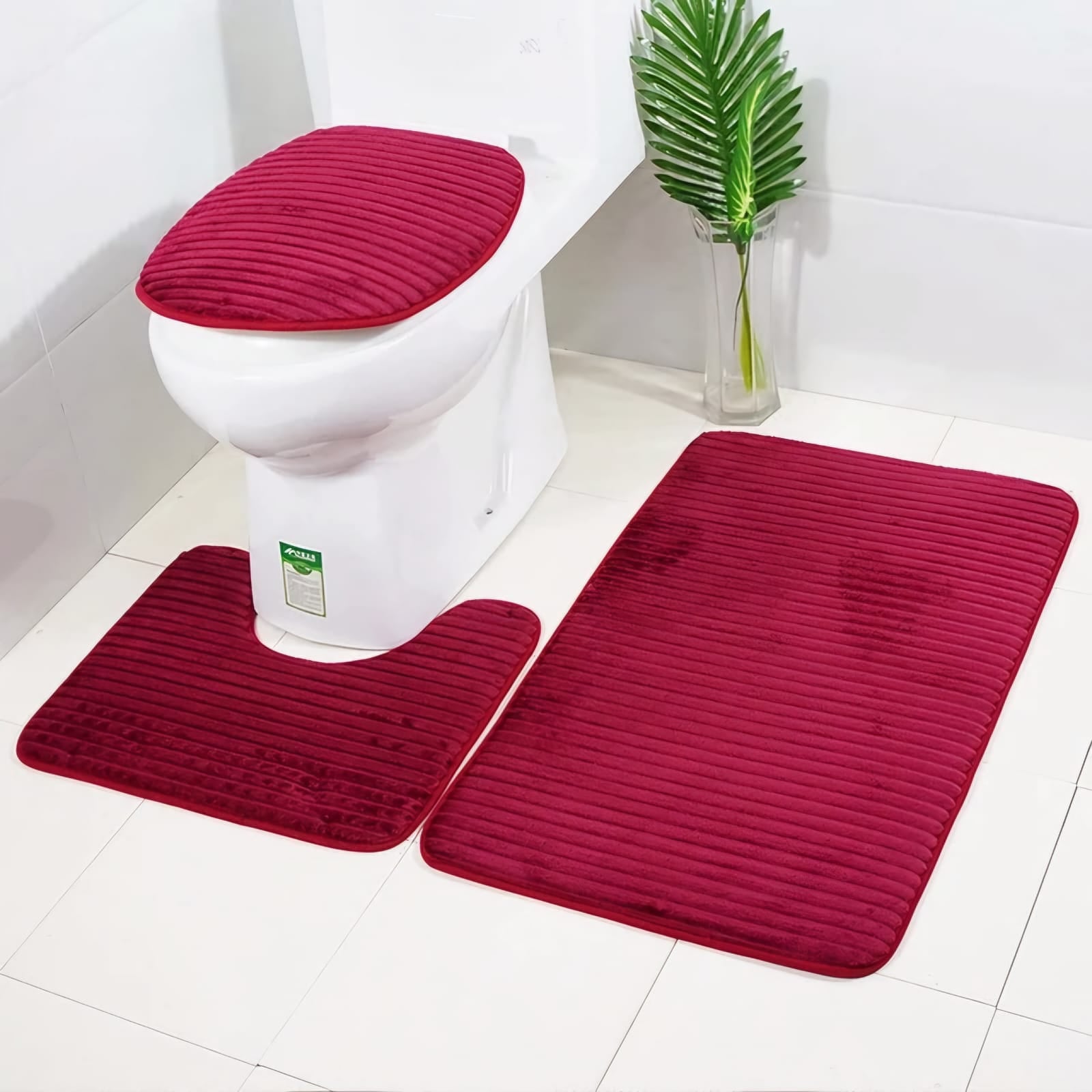 Juego Tapete Baño 3 piezas
