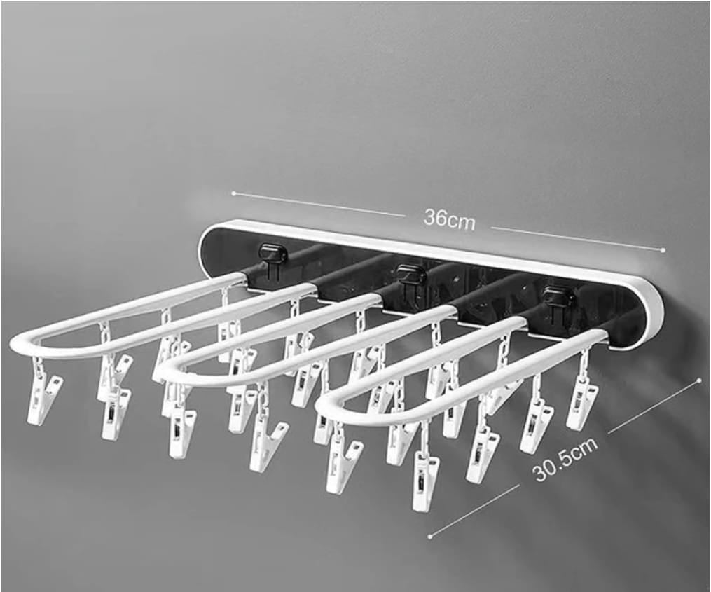 Tendedero plegable de pared