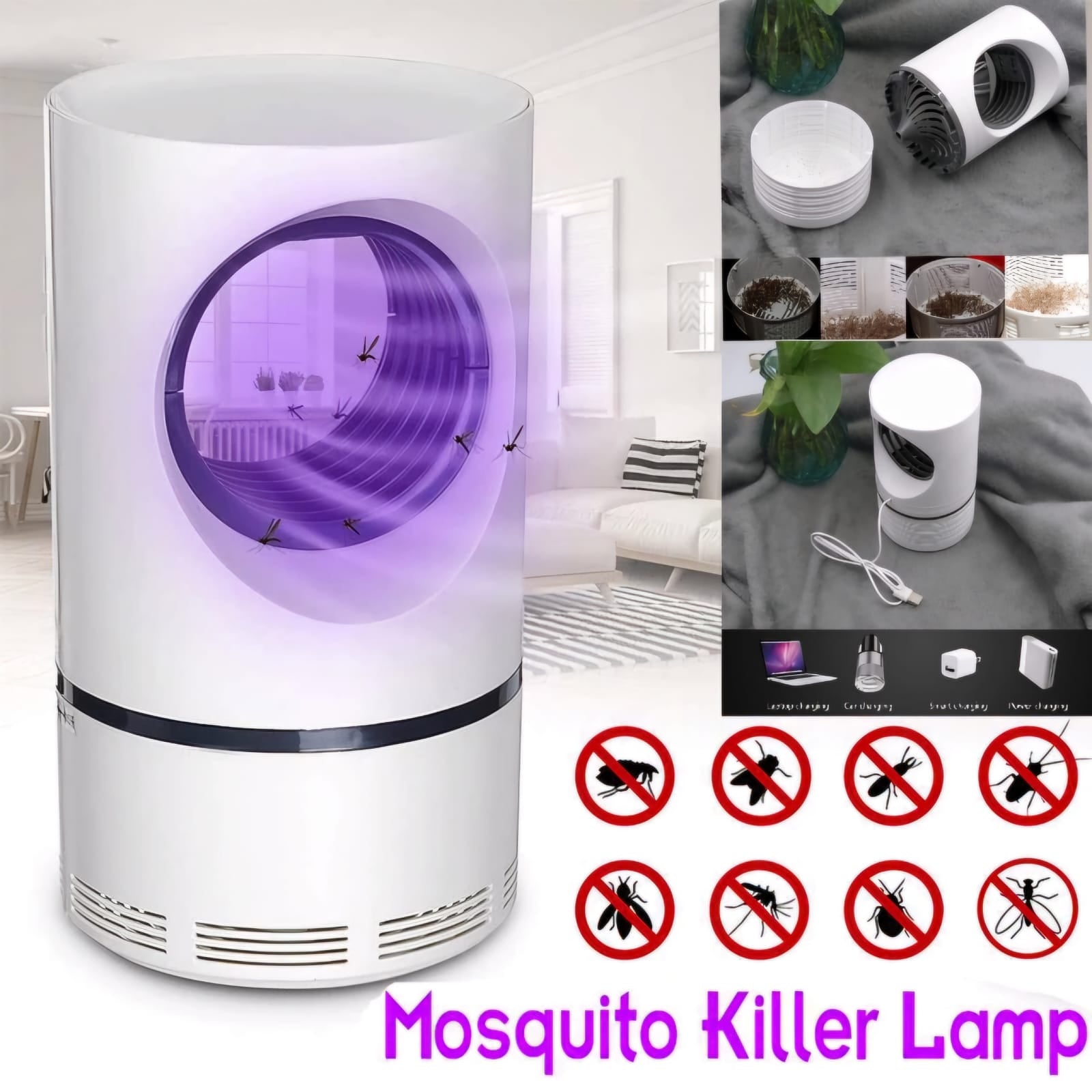 Lámpara anti-insectos