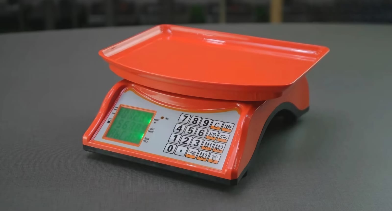 Balanza digital electrónica recargable
