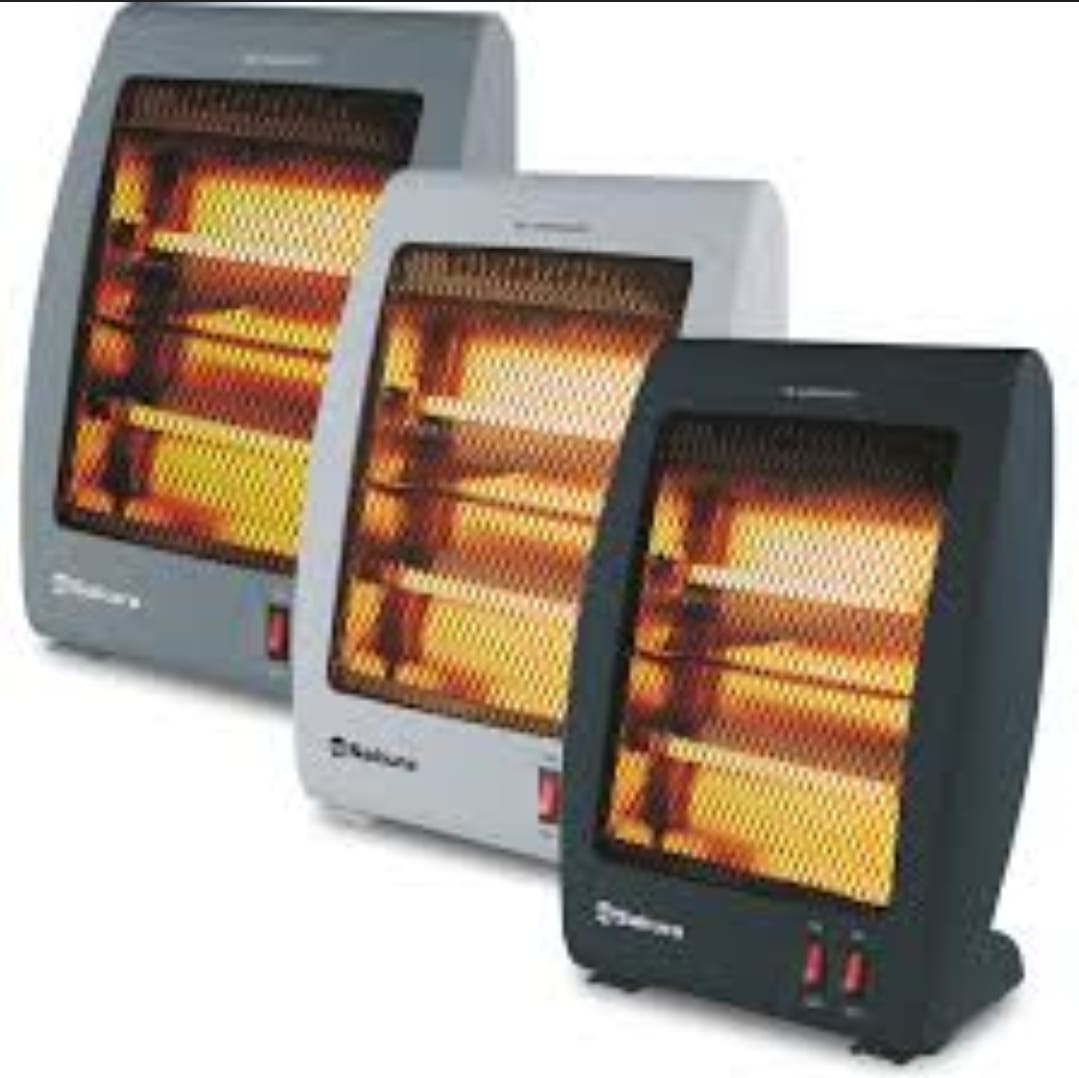 Calefactor Doble tubo Cosmos - Negro
