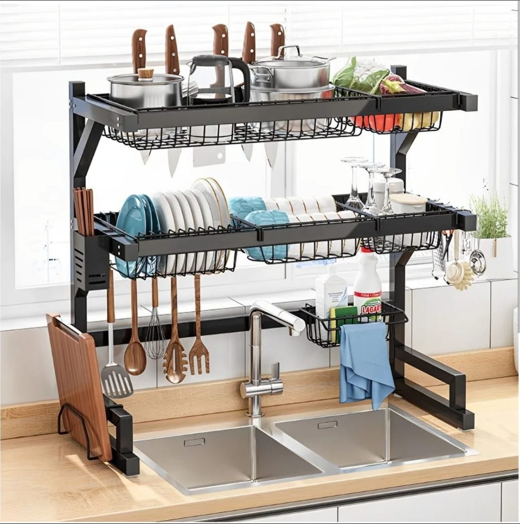 Rack Secaplatos doble 85 cms.